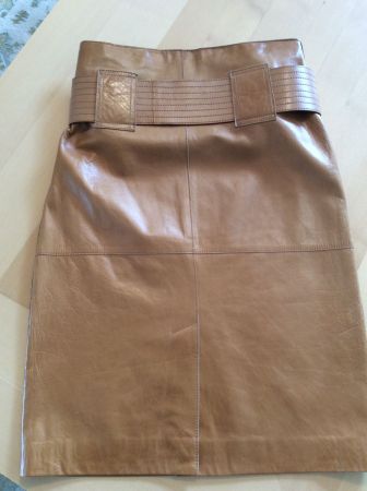 Bottega Veneta leather skirt