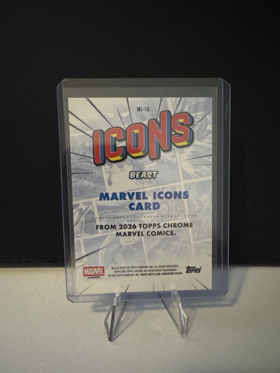 Topps Carte collezionabili: Marvel Icons Beast Topps Chrome Refractor – Nuovo (secondo la descrizione) da Dulliken venduto da alpi.cards 1
