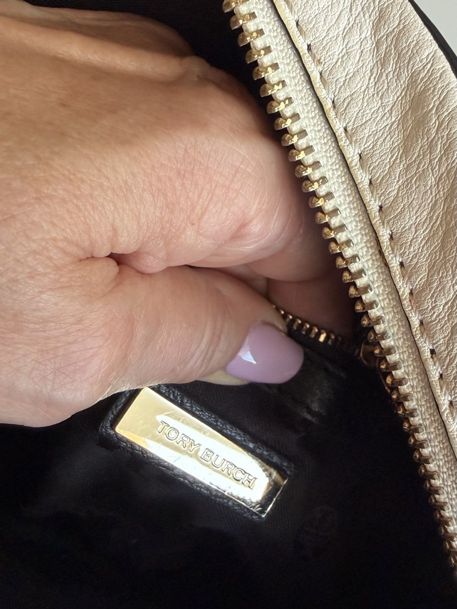 Tory Burch Borse: Sac rond Tory Burch blanc et noir – Usato da Bussigny venduto da ccch 5