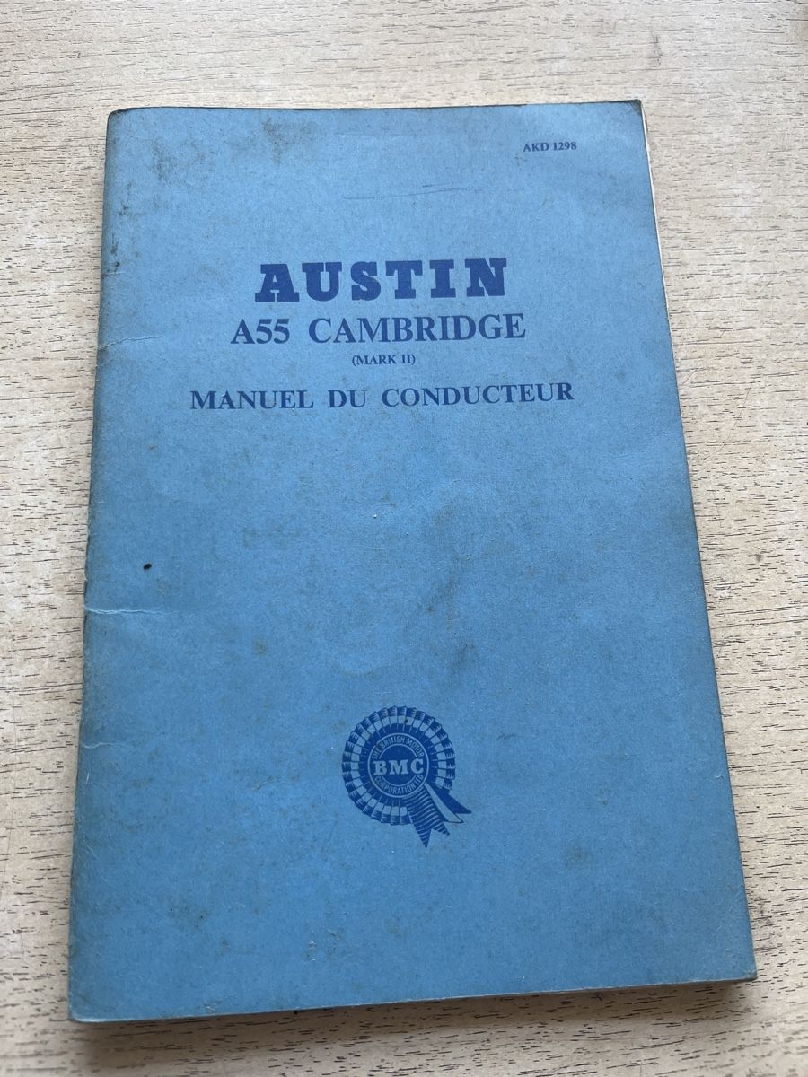 Bücher: Austin A55 cambridge Mark ll Betriebsanleitung – Gebraucht aus horgenberg von Fredi63