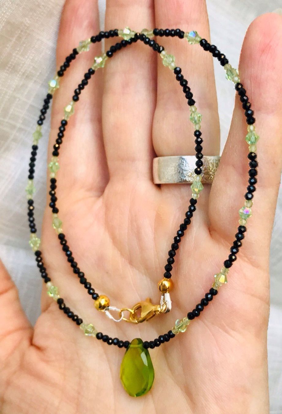 Catenine: Spinell, Peridot Collier NEU – Nuovo (secondo la descrizione) da Basel venduto da Chili007 6