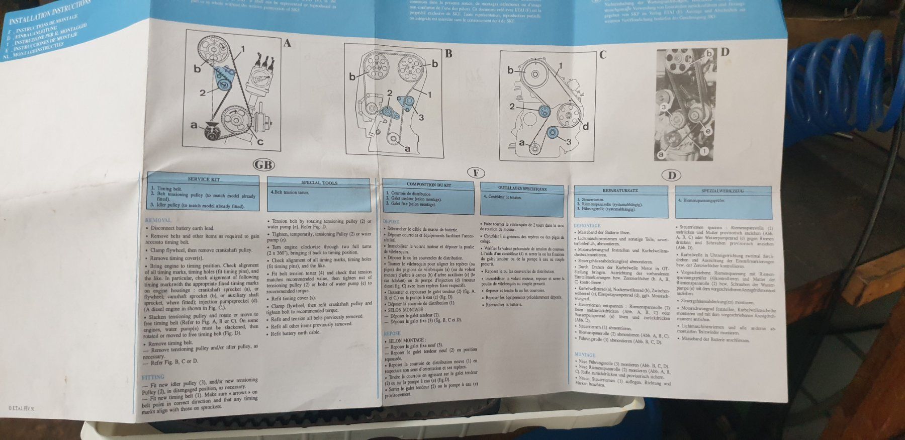 Alle Autoersatzteile: Zahnriemensatz – Neu und originalverpackt aus Müllheim Dorf von Linus18 5