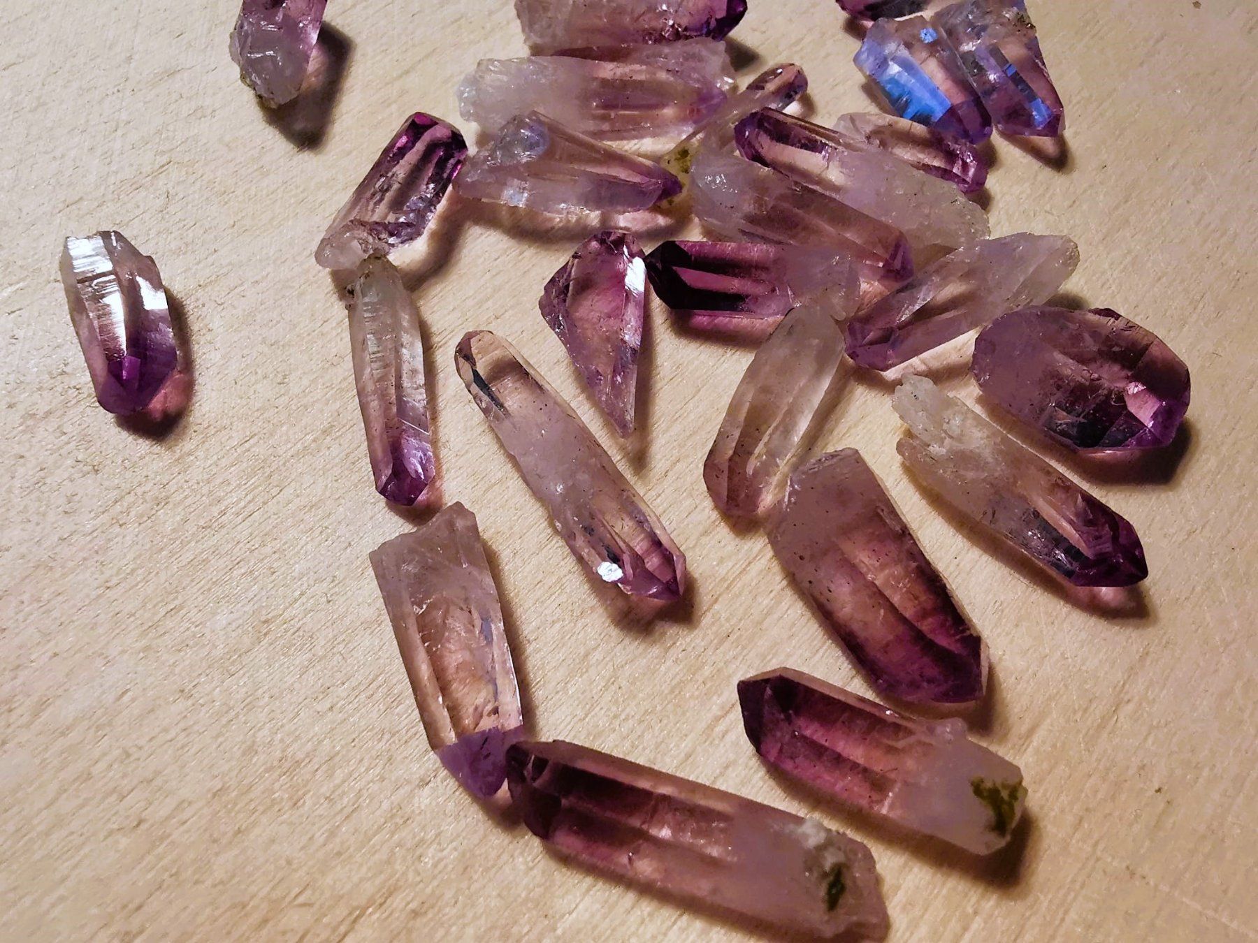 Minerali & Pietre curative: 1-2cm natürlich Amethyst-Kristall Spitzen – Nuovo e nell'imballaggio originale da Dierikon venduto da Buntspecht-10 9