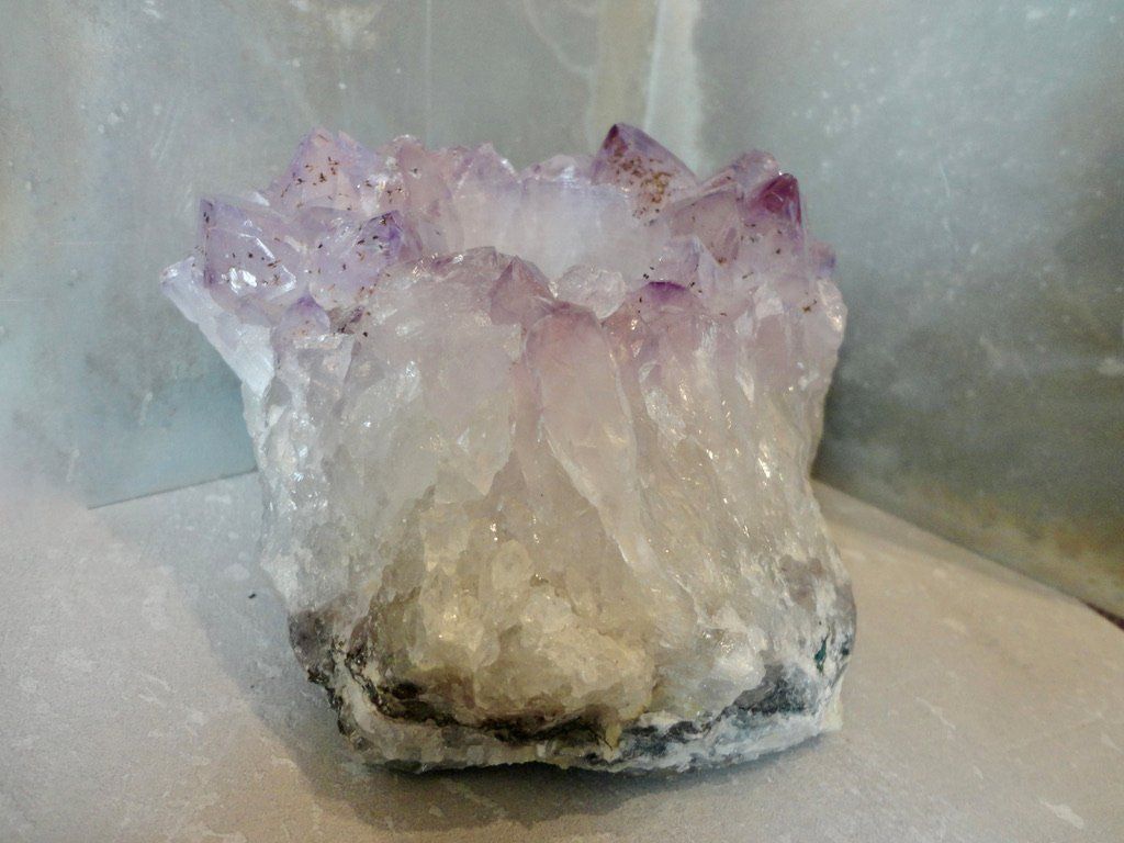 Edelsteine: Wndlicht - Amethyst  mit Rechaudkerze /Unikat – Neu (gemäss Beschreibung) aus Biberist von tl-schmuck 8