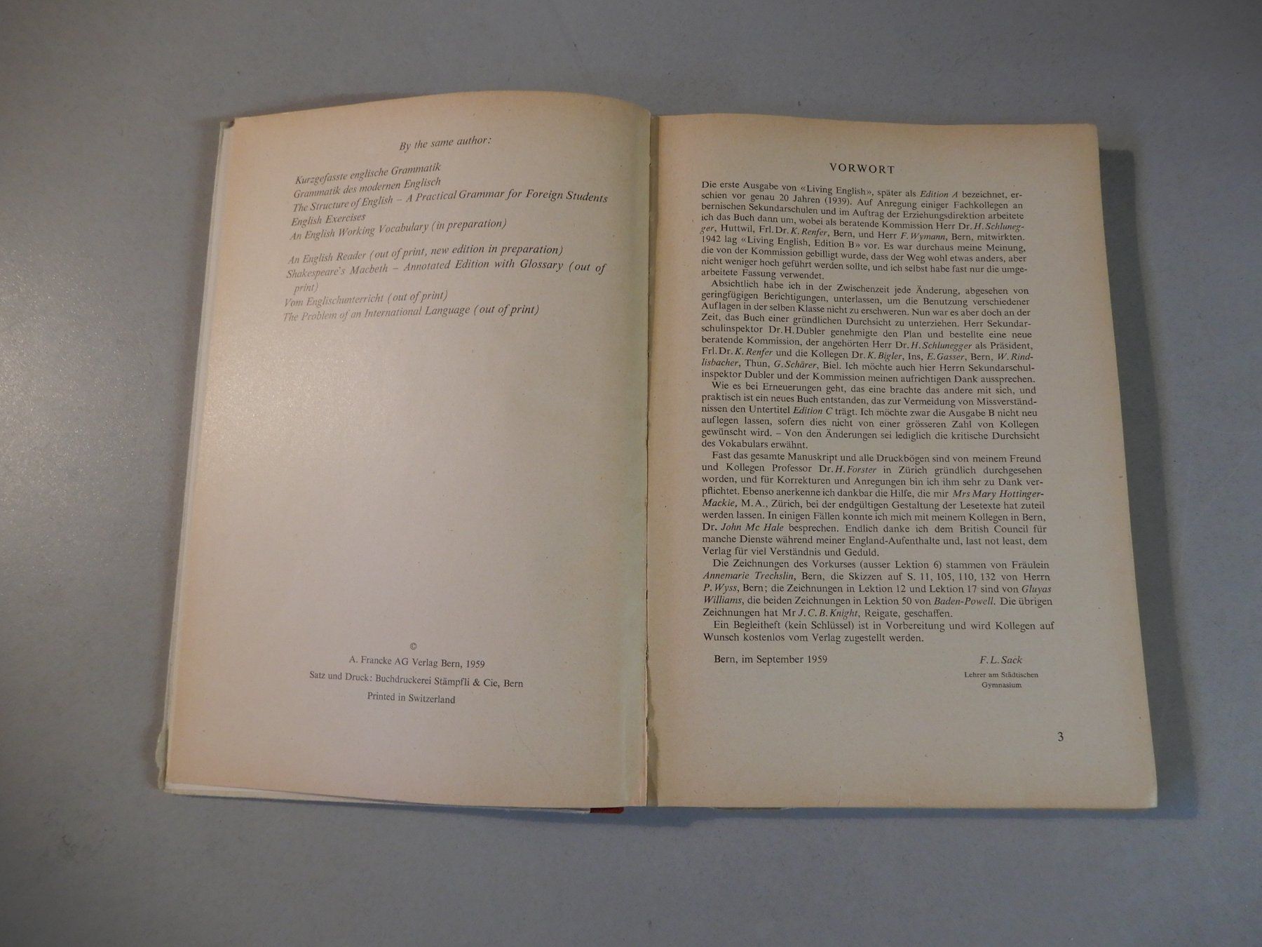 Bücher: Living English Edition C - 1959 – Gebraucht aus Erstfeld von Mario_boe0 2