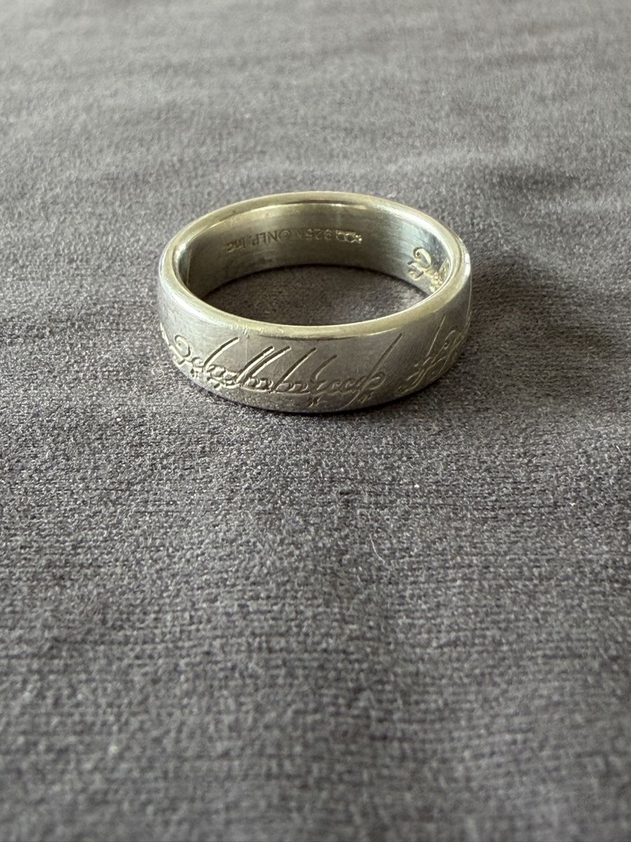 Anelli: Der Herr der Ringe gravierte Macht-Ring | 925 Silber – Usato da Emmenbrücke venduto da stark23 1