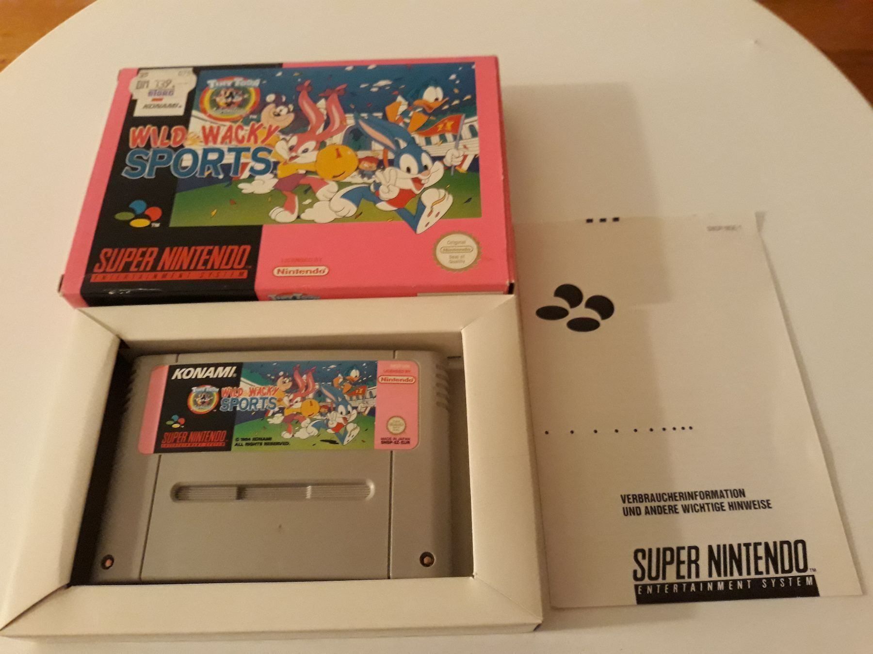 Giochi: Tiny Toon Wild & Wacky Sports SNES – Usato da Aarau venduto da Kaesekuchen2000