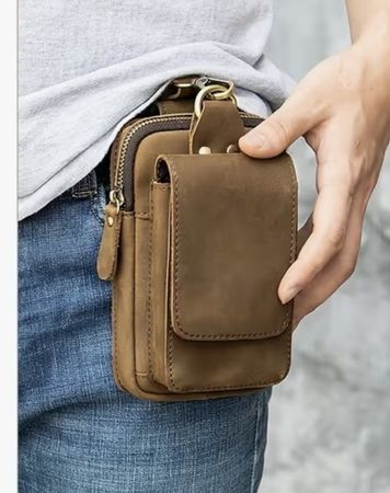 Original Ledertasche / Gürteltasche – Neuwertig!