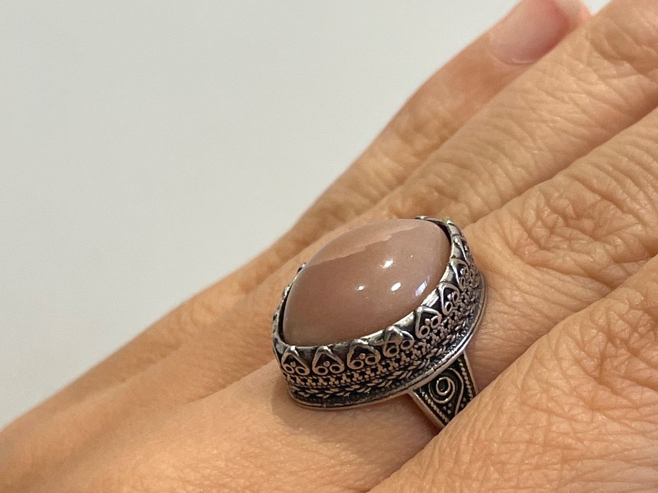 Ringe: Oranger Sonnenstein Ring  im Vintage-Stil – Neu und originalverpackt aus Schiers von sisikristall 1