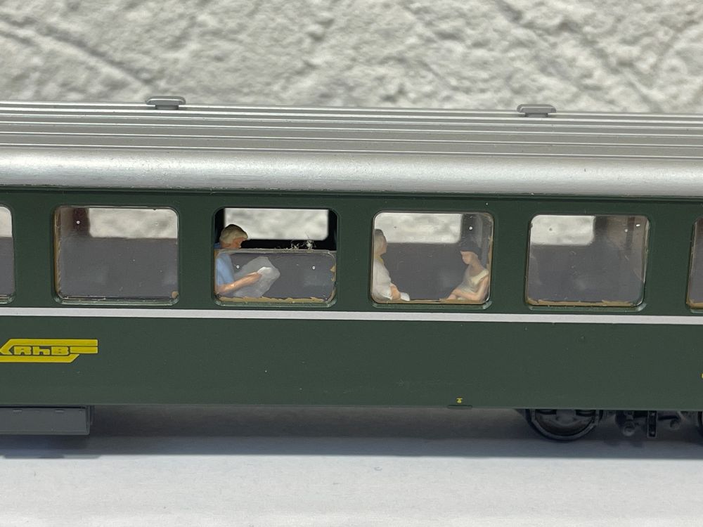 Bemo 3250 117 RhB 2. Klasse Personenwagen Mit Figuren | Kaufen Auf Ricardo