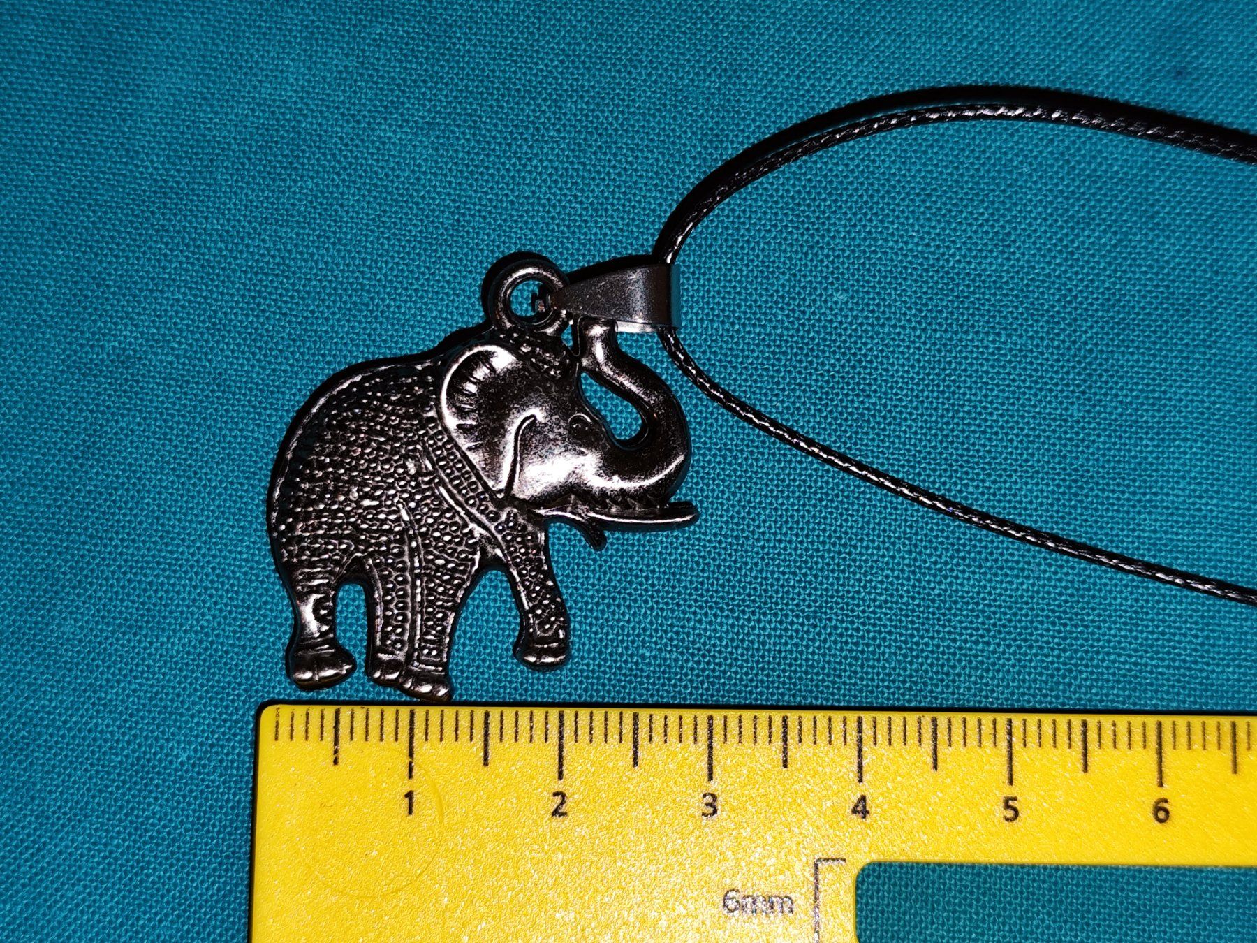 Catenine: Kette mit Elefanten Anhänger Modeschmuck L: ca. 25 cm – Nuovo (secondo la descrizione) da Bettingen venduto da hamau2012 1