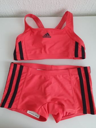 Maillot de bain Adidas fille rose 5-6 ans 116 - État neuf!