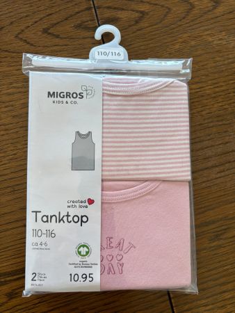 T-shirt débardeurs garçon Tanktop 110 - 116, neuf