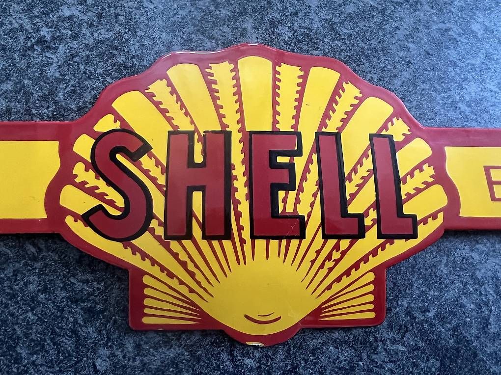 Schilder: Emaile Schild Shell Original  – Gebraucht aus Istighofen von holdi1986 1
