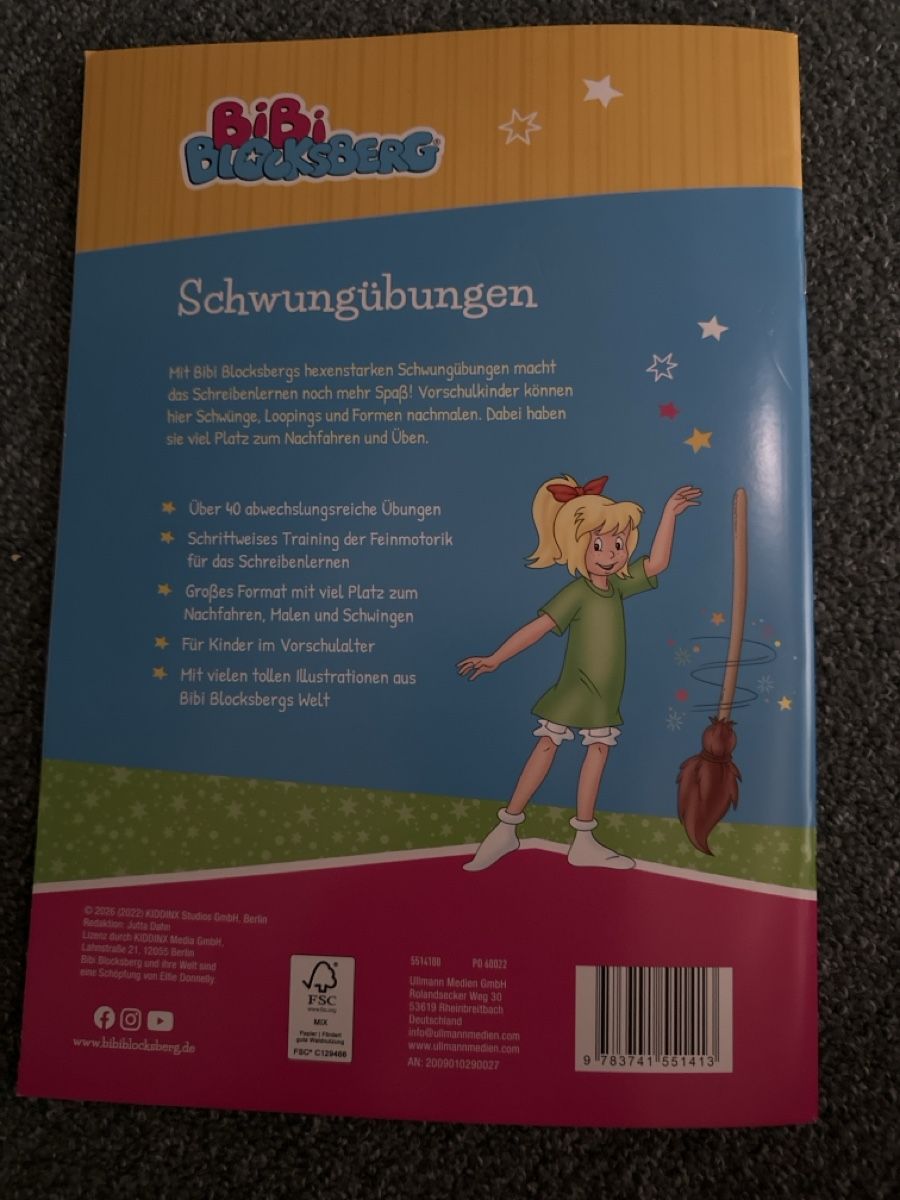 Libri: Heft Bibi Blocksberg/ Farbstifte neu  – Nuovo e nell'imballaggio originale da Baltschieder venduto da YmroBe 2