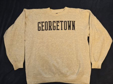 Vintage 90s GEORGETOWN UNIVERISTY Sweatshirt GO HOYAS XL