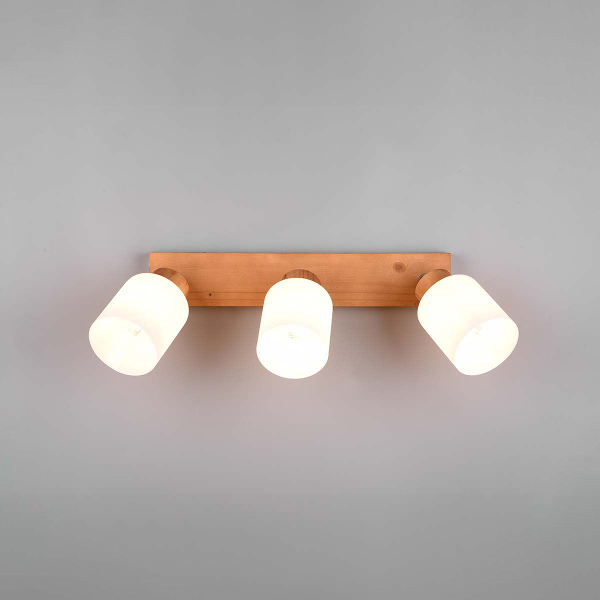 Lampadari & plafoniere: Deckenleuchte, Holz, Glas, 45 cm x 10 cm – Nuovo (secondo la descrizione) da Kreuzlingen venduto da Smart-Light 1