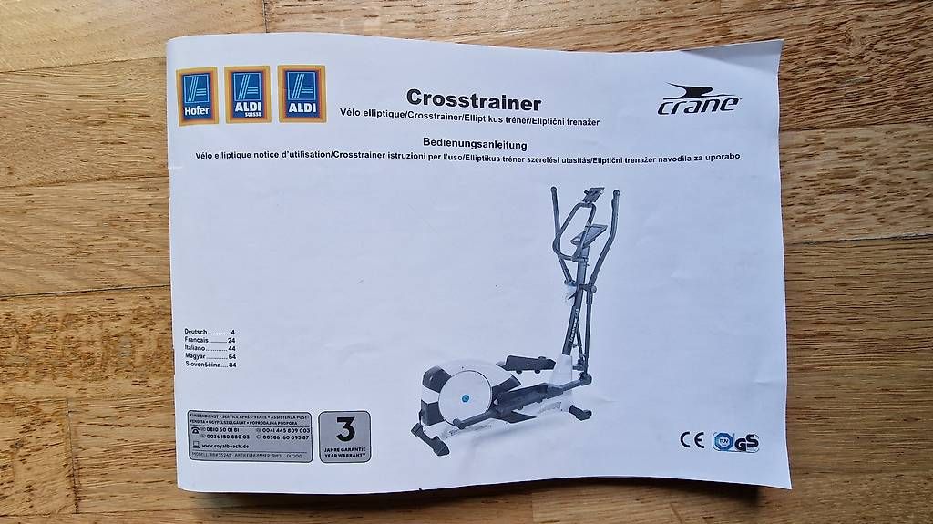 Aldi Hometrainer: CRANE Crosstrainer – Usato da Blumenstein venduto da olka007 1