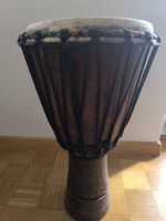 Wunderschöne Holz-Djembe  Handgefertigt  Top Zustand