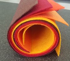 BASTELFILZ-SET 5 PLATTEN 30x30 cm Set 26 felt diy