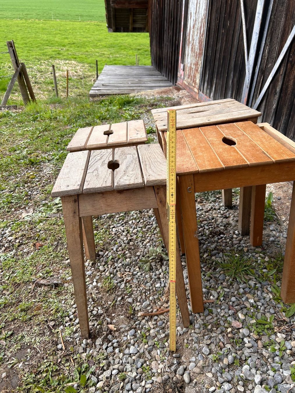 Sgabelli: Taburettli aus Holz – Usato da Aristau venduto da WalterM06 5