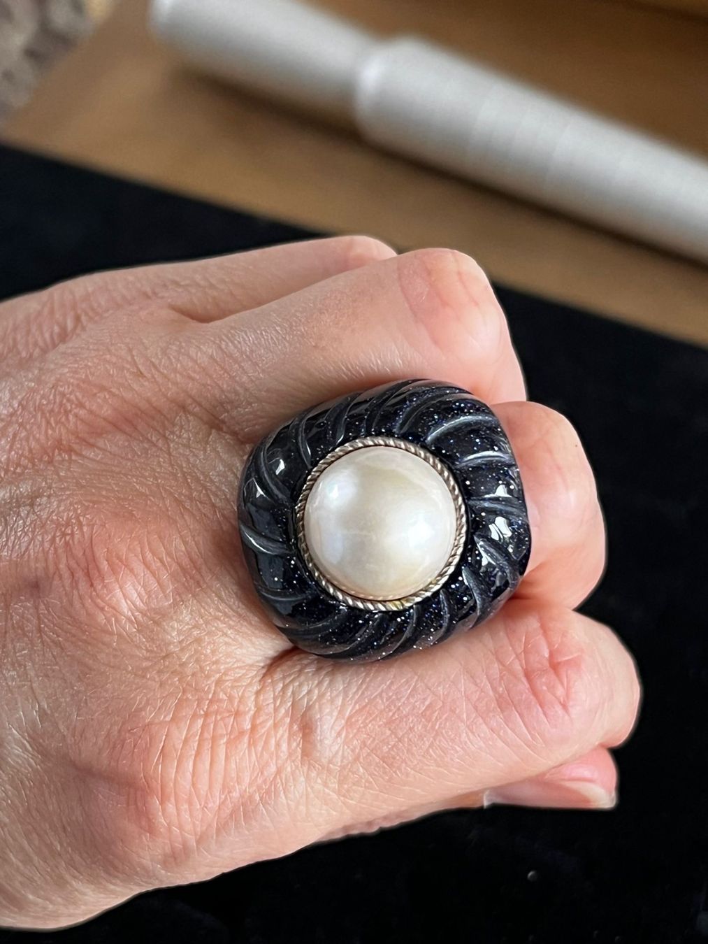Anelli: Goldfluss und Jasper Ring – Nuovo (secondo la descrizione) da Teufen Ar venduto da Exclusive.stuff.CH 1