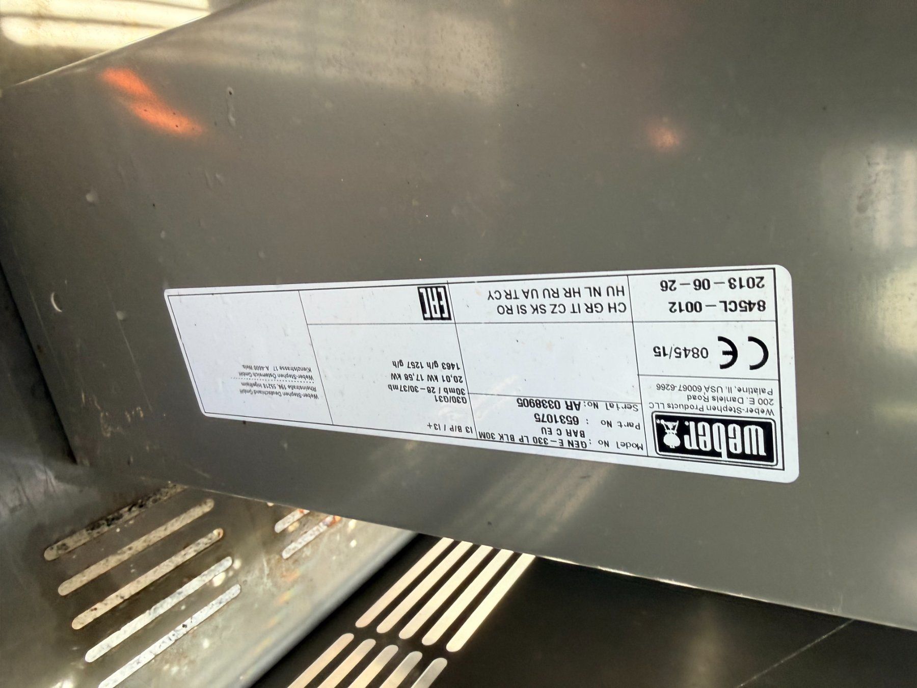 Weber Grills: Weber Genesis Gas Grill - Gen E -330 – Gebraucht aus Lenzburg von kinghorngreen 5