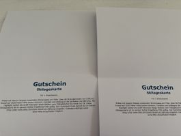 2 Gutscheine Titlis Skitageskarte für 1 Erwachsenen neu