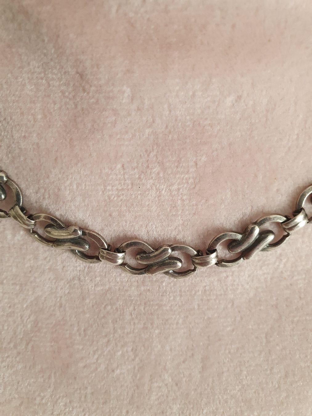 Catenine: Spätes Art-Déco Designer 800er Silber  Collier – Usato da Wohlen AG venduto da palmsprings 1
