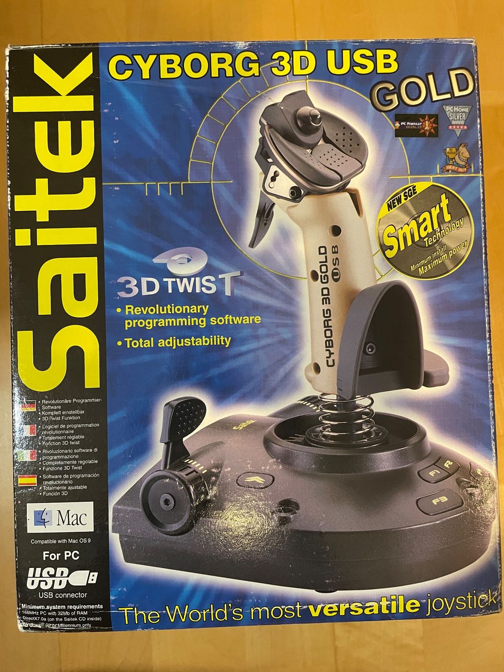 Controller: NEU Saitek Joystick 3D USB Gold – Nuovo e nell'imballaggio originale da Winterthur venduto da calbecht