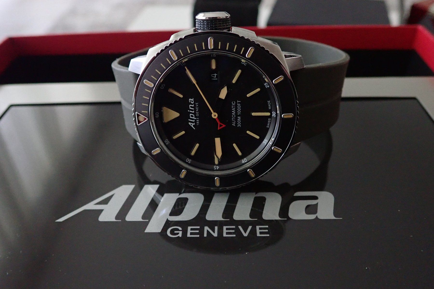 Alpina Orologi: ALPINA AUTOMATIC 500METER.(TAUCHERUHR) – Usato da Wohlen AG venduto da superwatchesteam 1