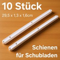 Schienen für Schubladen / 29,5 x 1,3 x 1,6 Schubladenschiene