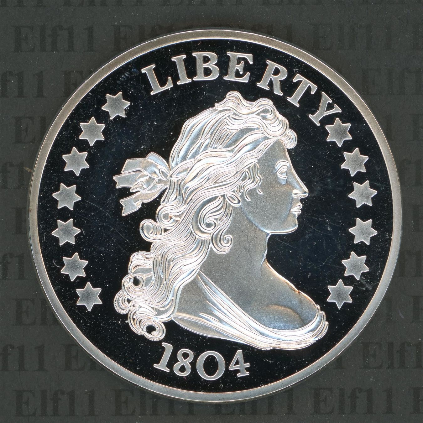 Medaglie: USD___1.00 draped bust Replica 1804 stgl Medaille USA – Nuovo (secondo la descrizione) da Widnau venduto da Elf11