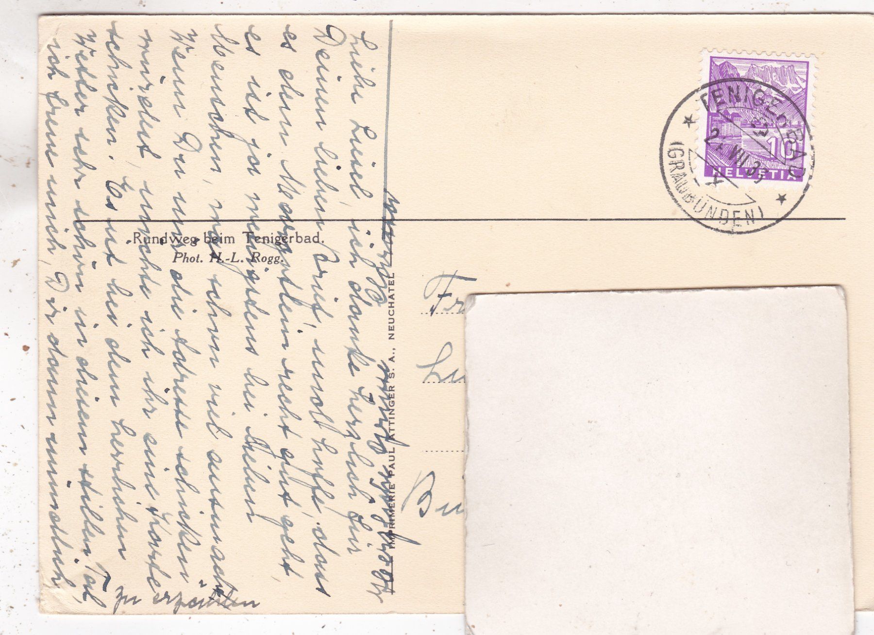 Cartoline postali: Rundweg beim Tenigerbad – Usato da Herisau venduto da Lisegrat2008 1