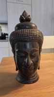 Buddha-Kopf (Holz  schwarz)