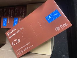 6x Mercator Komfort Grösse M Latex Handschuhe à 100 Stk