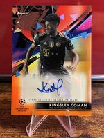 2021-22 Topps Finest UEFA Auto KINGSLEY COMAN Bayern /25