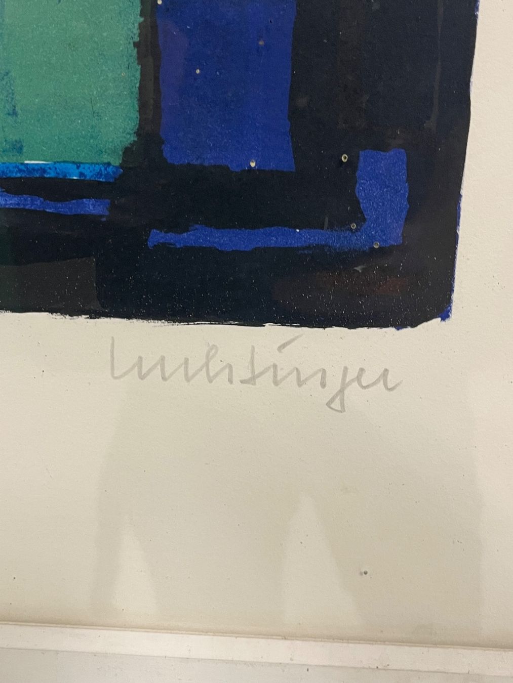 Dipinti: Lithographie Gerahmtes abstraktes Expressionismus-Kunstwerk – Usato da Basel venduto da PAUL_ART 4