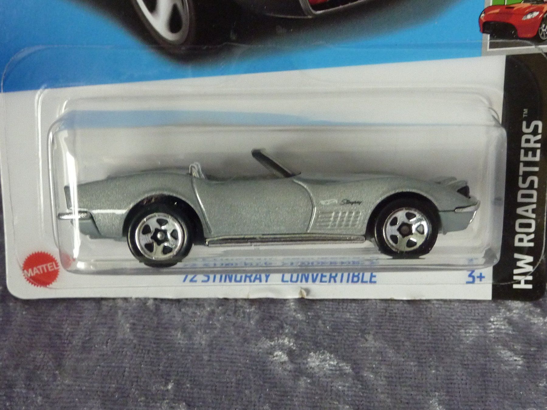 Hot Wheels Modellini d'auto: Chevrolet Corvette Convertible 1972 1:64 – Nuovo e nell'imballaggio originale da Dürrenäsch venduto da Cobra1ch 1