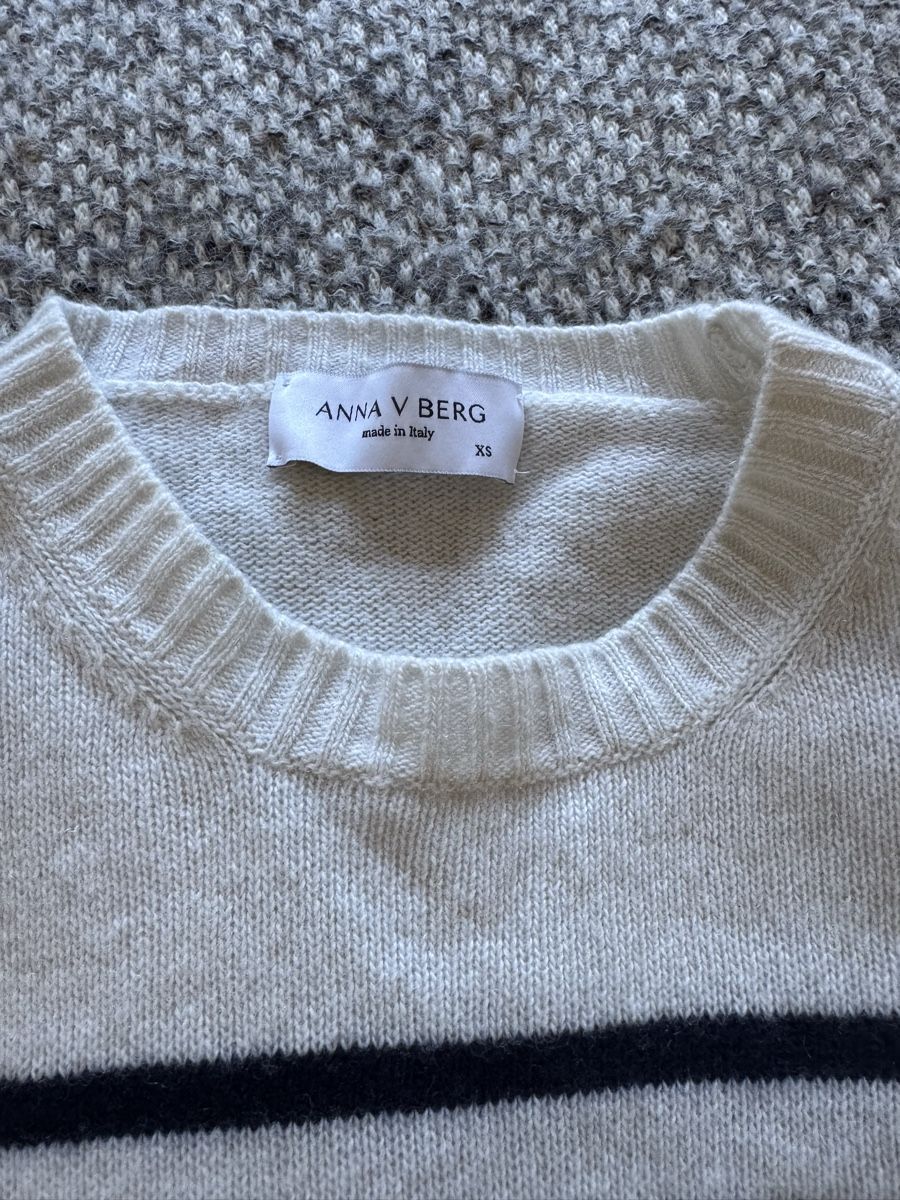 Pullover & Sweatshirts: Anna V Berg Kurzarm Pullover gestreift Grösse XS Kaschmir – Gebraucht aus Solothurn von jgu_xfz2 1