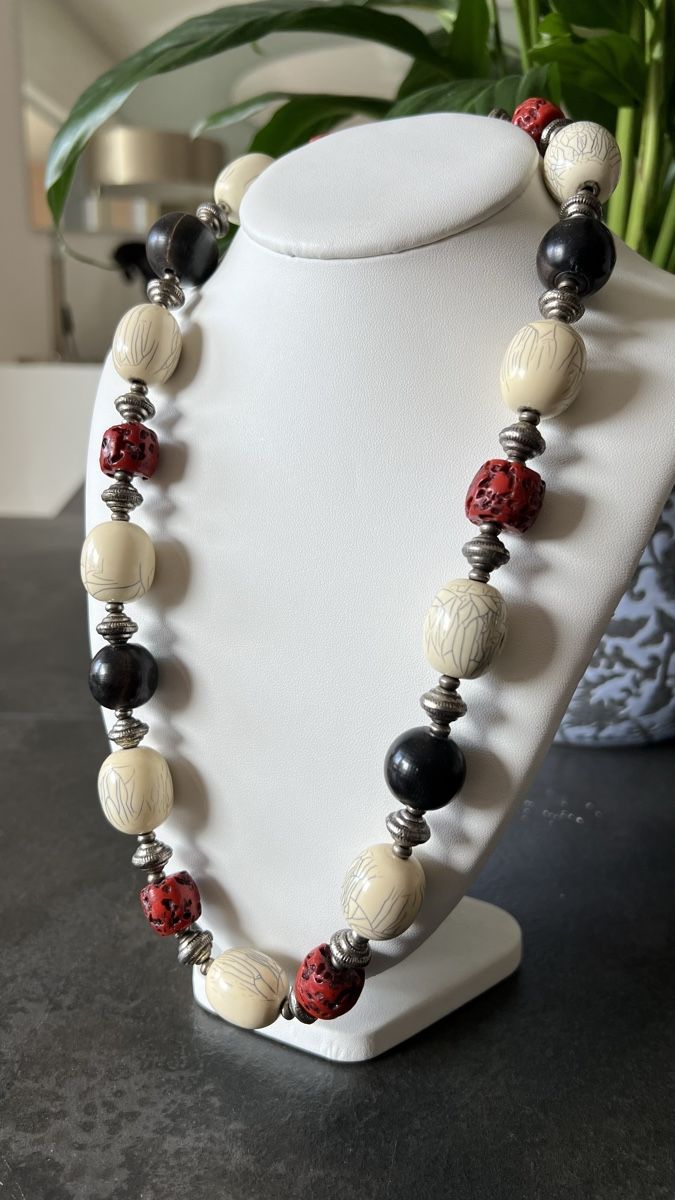 Catenine: Collier style africain – Usato da Nyon venduto da stylevintage79 2