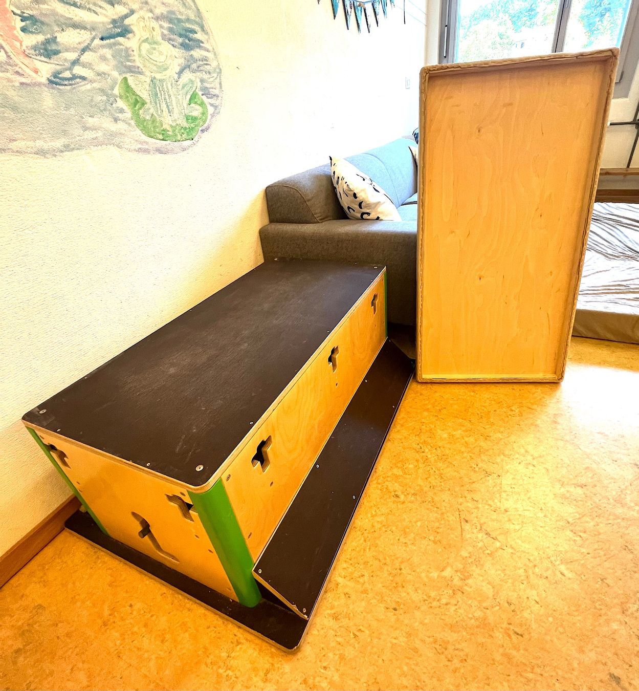 Kletterwände & Klettergriffe: Kinder Parcours-Klettern-Turnen / Cube Sports – Gebraucht aus Riedholz von FarahDL 1