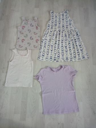 Mädchen Kleider Set, Grösse 134/140, Sommerkollektion ☀️🦋🦄