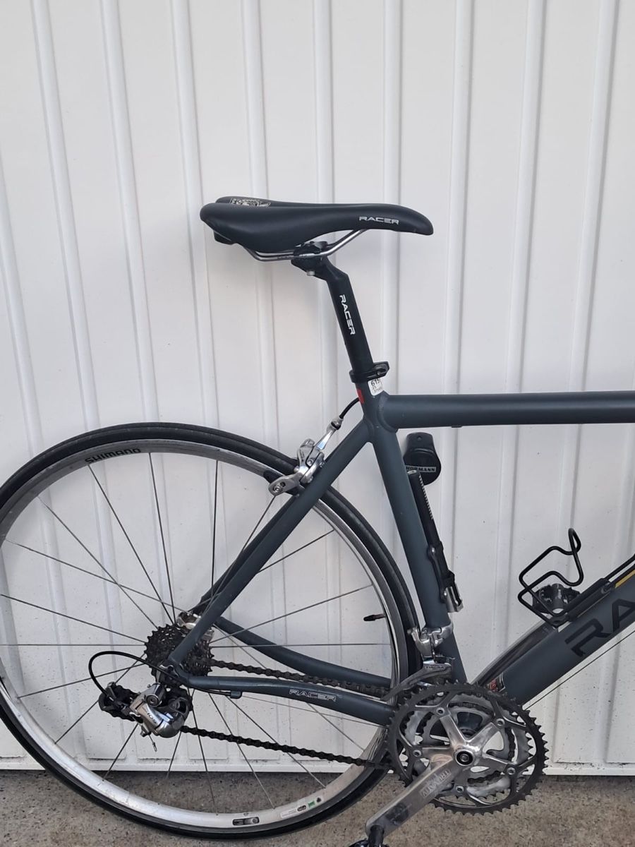 Biciclette: Vélo de route gris de la marque Racer – Nuovo (secondo la descrizione) da Bulle venduto da Sammobil 9