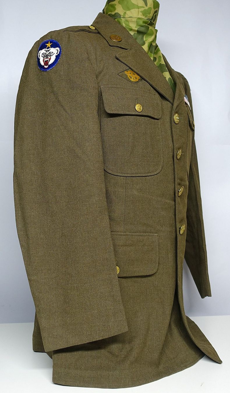 Uniformi: US Army Uniformjacke 2.WK Alaska Defense/9th Service Command – Usato da Kappelen venduto da Marmoe 1