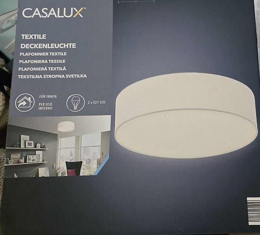 Lampade: Stoff-Deckenleuchte (Lampe) – Usato da Wigoltingen venduto da lumpich