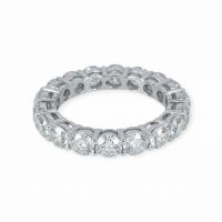 Alliance-Ring 14k Weissgold Diamanten 5,49ct