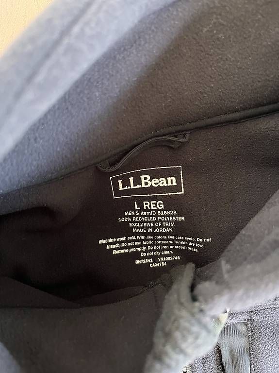 Giacche: LL Bean Winddichter Fleece, Large, Schwarz – Usato da Zürich venduto da joe_zh8048 4