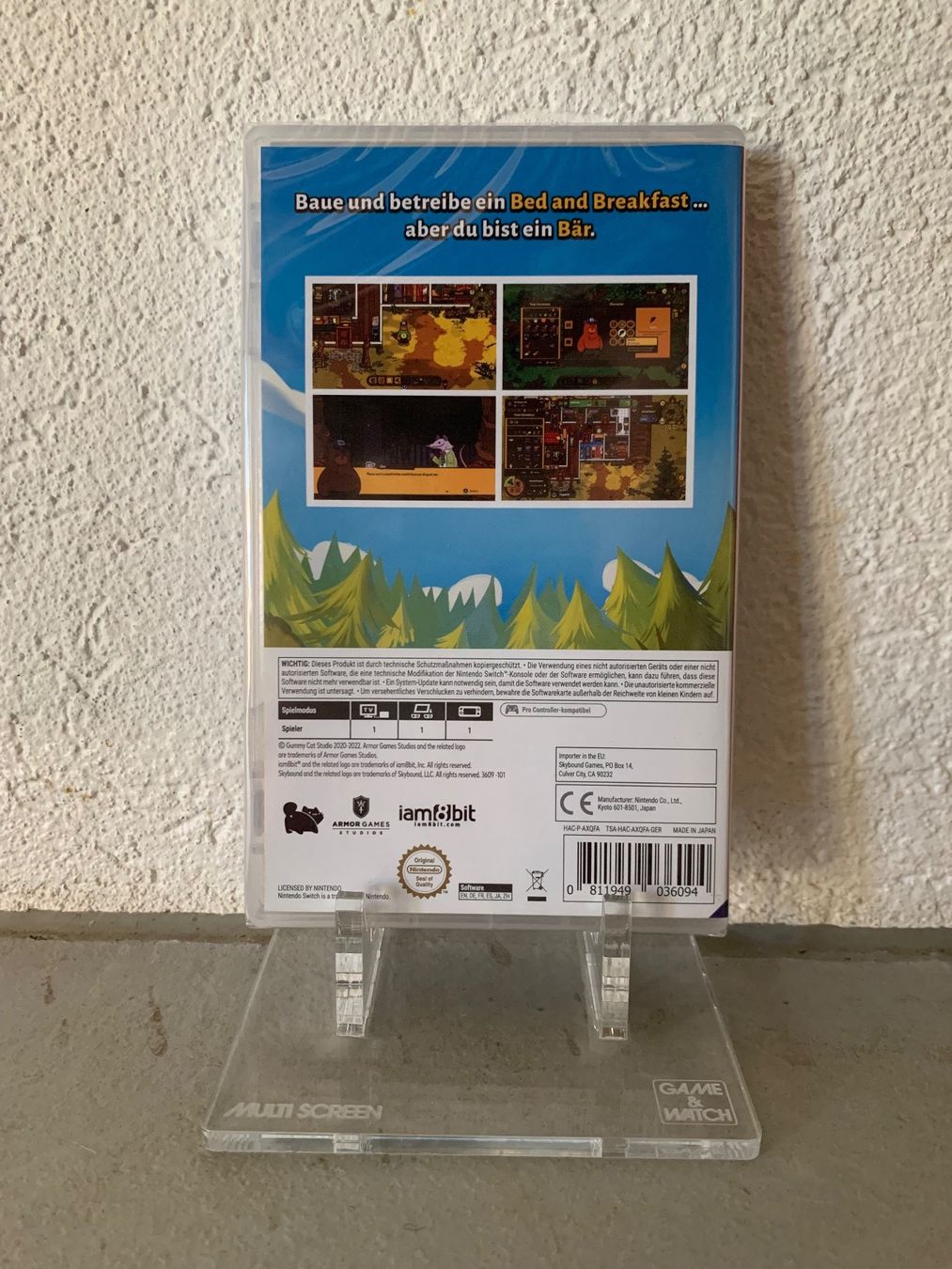 Nintendo Giochi: Switch / Bear & Breakfast / NEU – Nuovo e nell'imballaggio originale da Kölliken venduto da sergesellsretro 1