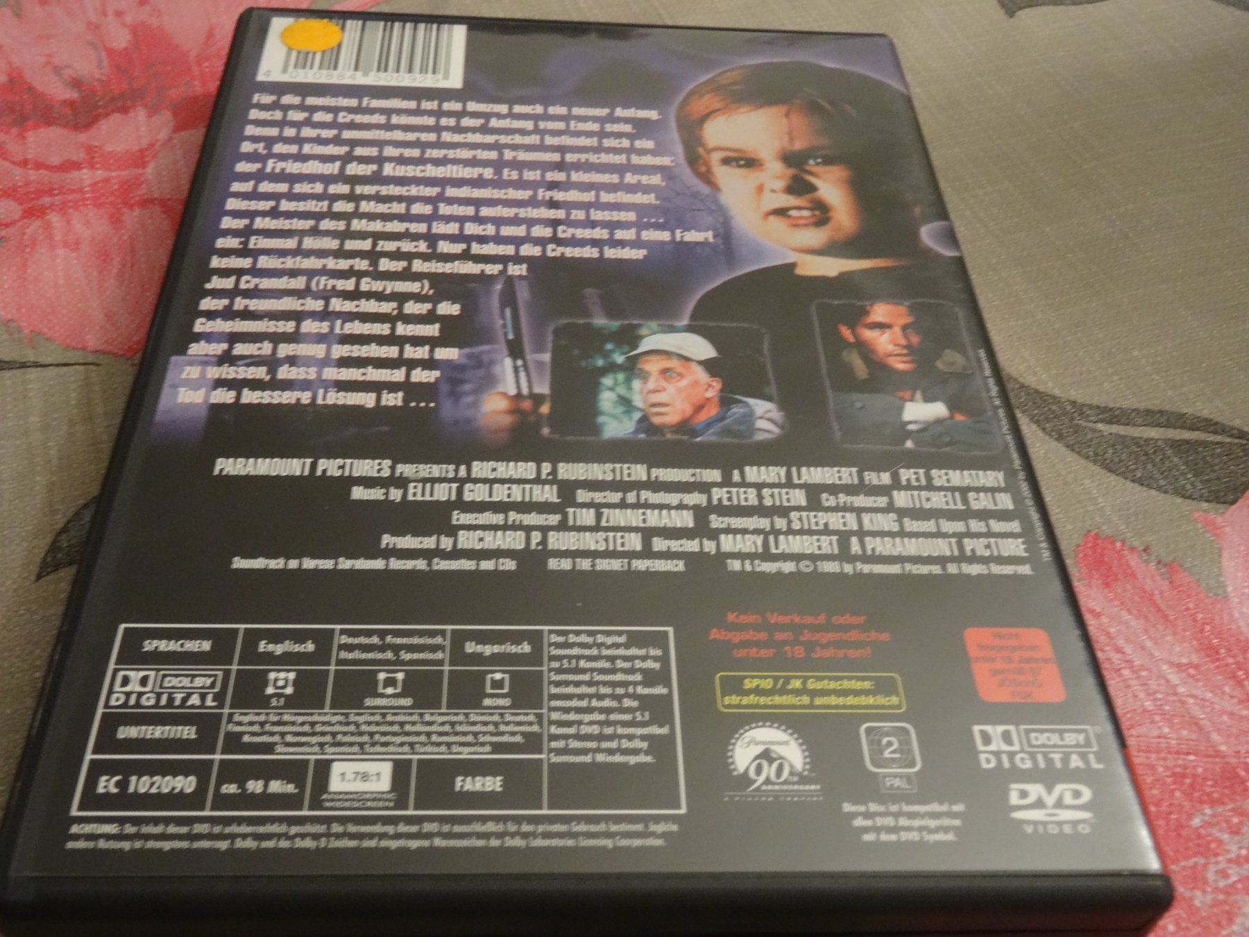 Tutti i DVDs: Stephen Kings Friedhof der Kuscheltiere DVD – Usato da Olten venduto da Disc-Verkauf 2